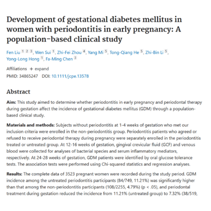 Research - The Periodontitis-Diabetes Hub