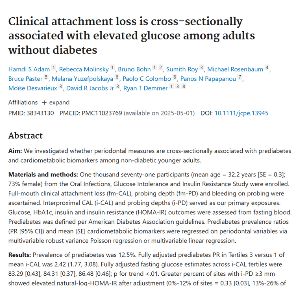 Research - The Periodontitis-Diabetes Hub