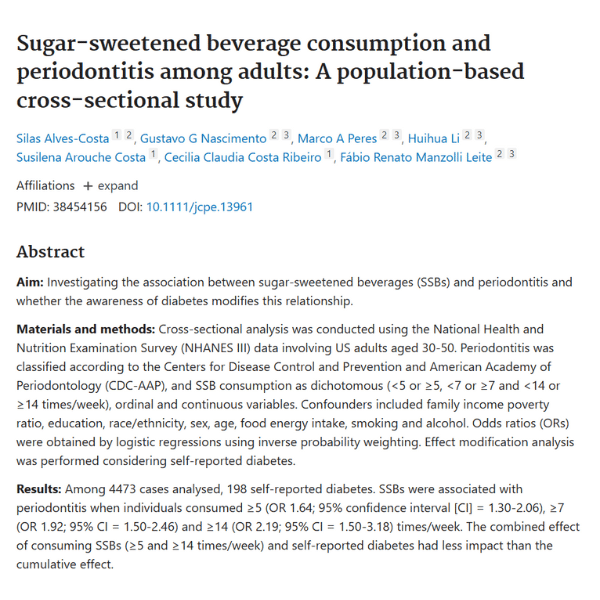 Research - The Periodontitis-Diabetes Hub