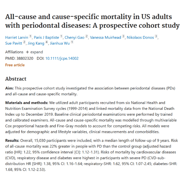 Research - The Periodontitis-Diabetes Hub