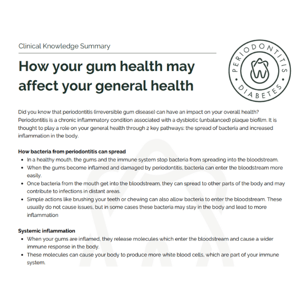 clinical-knowledge-summaries - The Periodontitis-Diabetes Hub